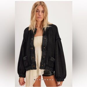 We The Free Cute In This Cardi Cardigan size Large Free People